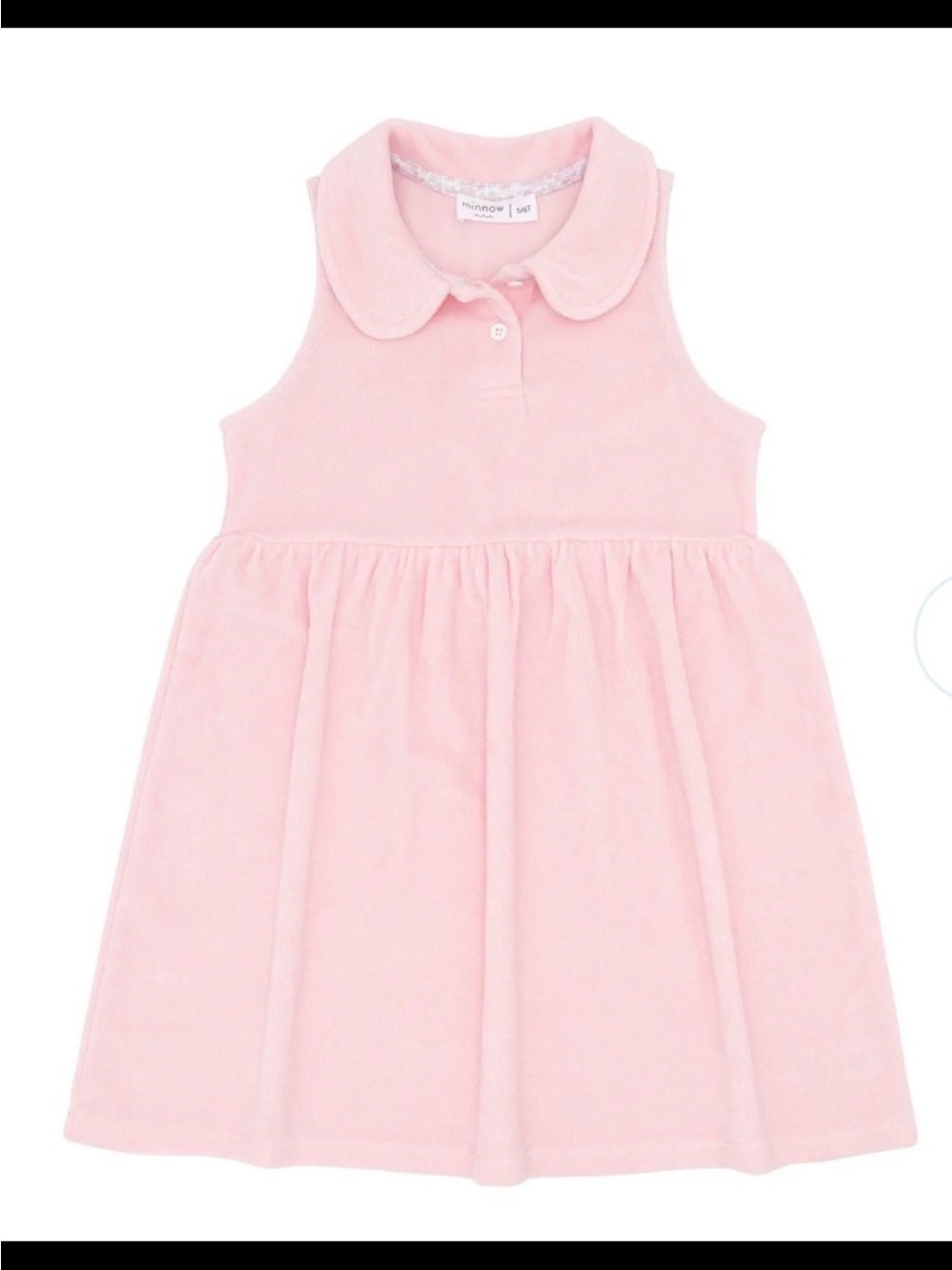 🩷 Minnow Pink French Terry Tennis Dress Cover-Up 3T-4T